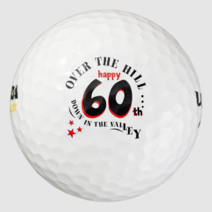 Glücklicher 60. Geburtstag Golfball