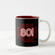 Glücklicher 80. Geburtstag