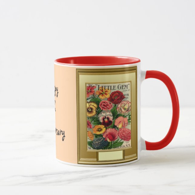 Glücklicher 9. Jahrestag Tasse (Rechts)