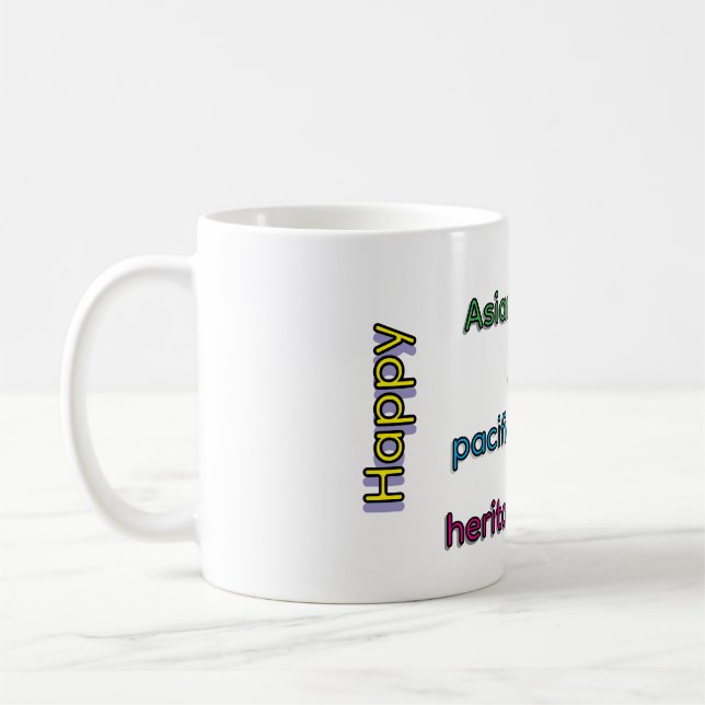 Glücklicher AAPI-Erbe-Monat Tasse (Links)