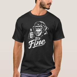 Glücklicher Affe Daumen Hoch T-Shirt
