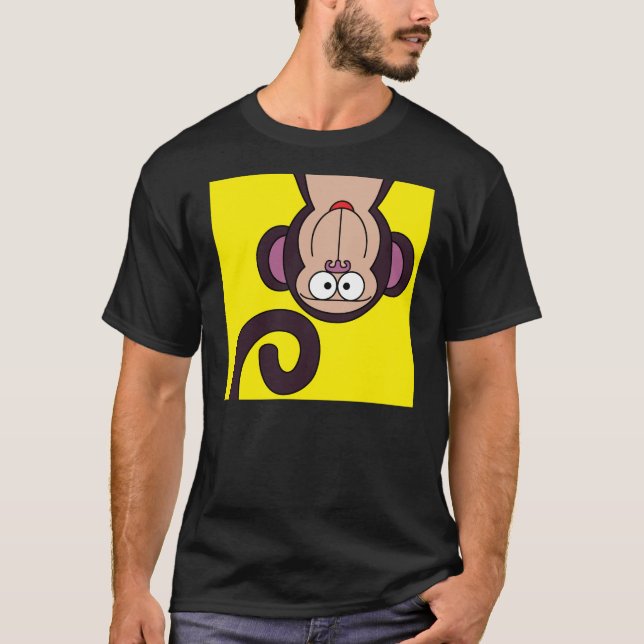 GLÜCKLICHER AFFE T-Shirt (Vorderseite)