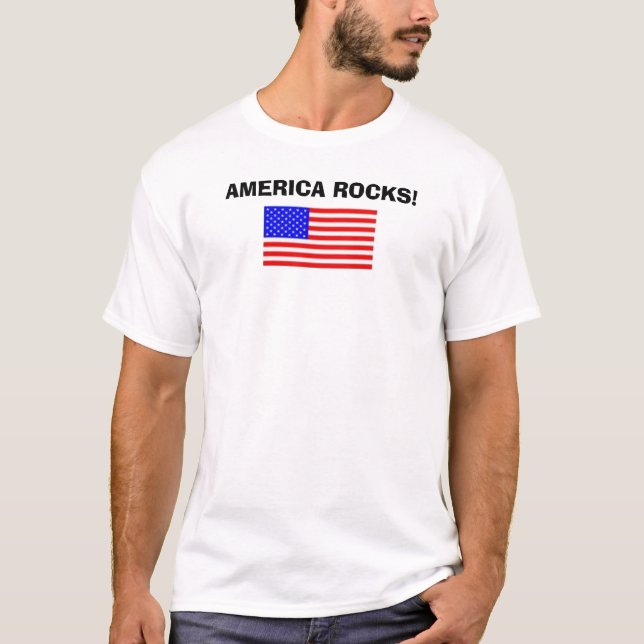 Glücklicher amerikanischer Unabhängigkeitstag! T-Shirt (Vorderseite)