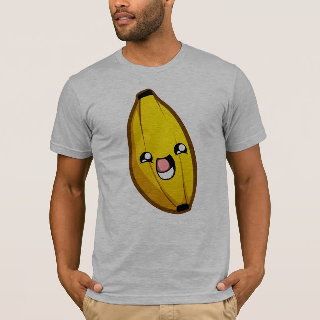 Glücklicher Bananen-T - Shirt (Vorderseite)
