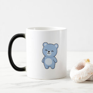 Glücklicher Bär Minimal Kawaii Stil Verwandlungstasse