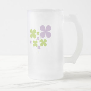 Glücklicher Becher Mattglas Bierglas