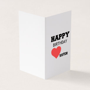 GLÜCKLICHER BIRTHTAGSISTER