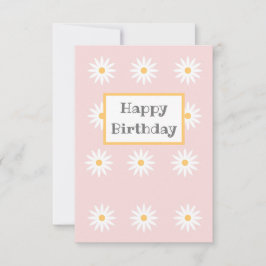 GLÜCKLICHER BIRTHTAGSKARTE DANKESKARTE