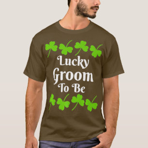 Glücklicher Bräutigam zum St. Patrick's Day Kleebl T-Shirt
