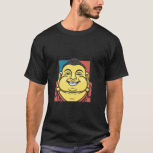 Glücklicher Buddha für Buddhisten und Yoga-Anhänge T-Shirt