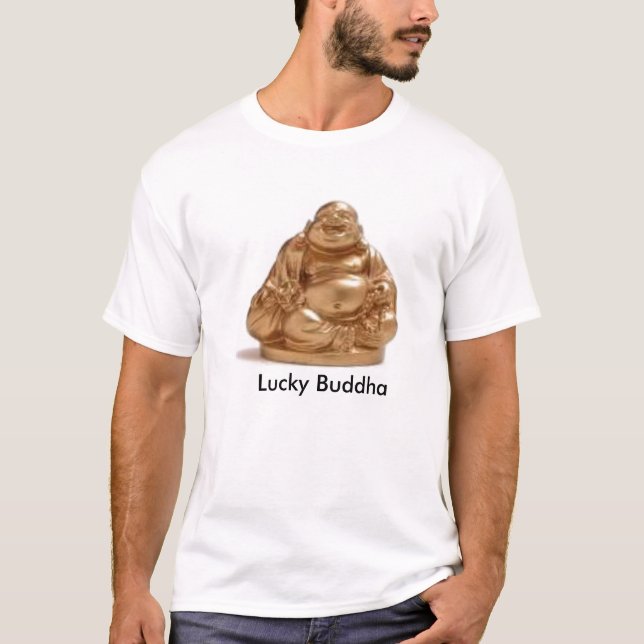 Glücklicher Buddha T-Shirt (Vorderseite)