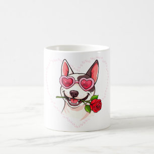 Glücklicher Bullterrier Kaffeetasse