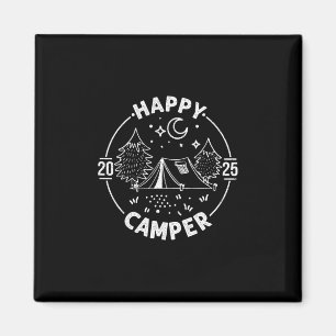 Glücklicher Camper 2025 Camping-Crew-Urlaubsgruppe Magnet