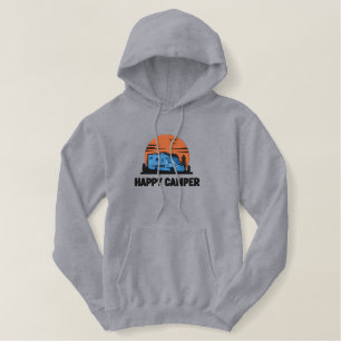 Glücklicher Camper bestickte Kapuzenjacke Campin Bestickter Hoodie