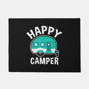 Glücklicher Camper Campingwagen Wohnwagen Lustiger Fußmatte