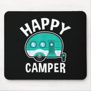 Glücklicher Camper Campingwagen Wohnwagen Lustiger Mousepad