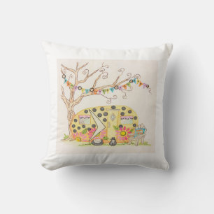 **GLÜCKLICHER CAMPER** CHRISTMAS PILLOW KISSEN