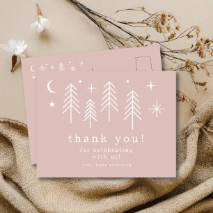 Glücklicher Camper Dankeschön Postkarte