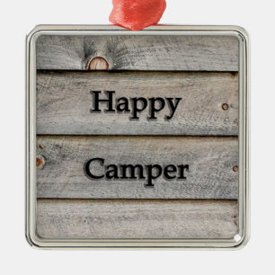 Glücklicher Camper Ornament Aus Metall