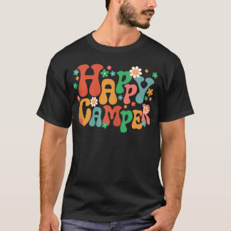 Glücklicher Camper Retro-Sommercamp Camping-Trip T-Shirt