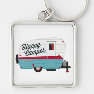 **GLÜCKLICHER CAMPER** SCHLÜSSELANHÄNGER