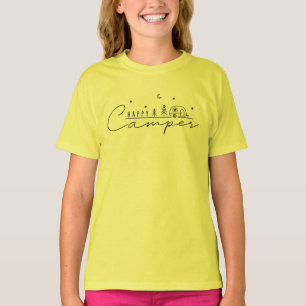 Glücklicher Camper Silhouette T-Shirt