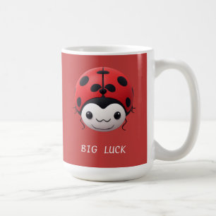 Glücklicher Cartoon-Marienkäfer als Geschenk Kaffeetasse