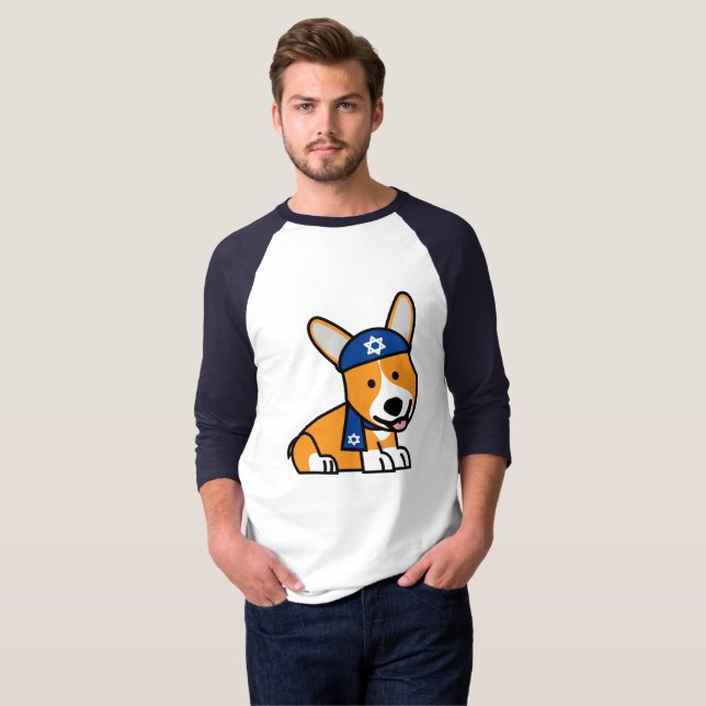 Glücklicher Chanukka jüdischer T-Shirt (Vorne ganz)