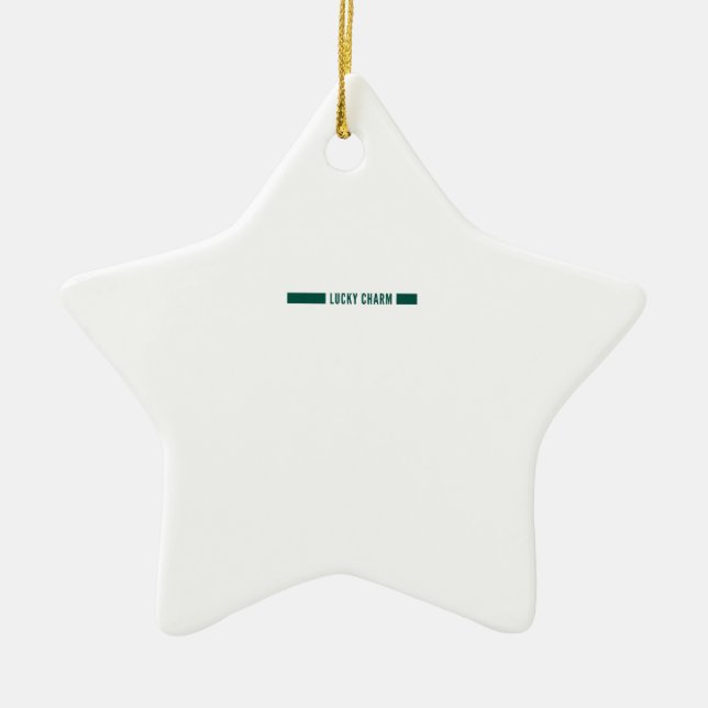 Glücklicher Charme Keramik Ornament (Vorne)
