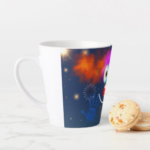 Glücklicher Clown, Sterne am Himmel Milchtasse