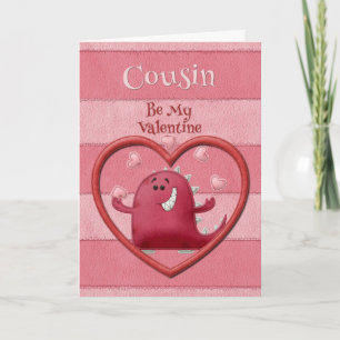 Glücklicher Cousin des Valentines Tagesist- mein Feiertagskarte