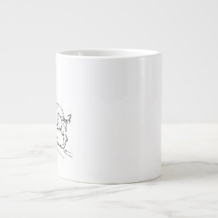 Glücklicher Dachshund Becher – Wiener Hund Kaffee Jumbo-Tasse