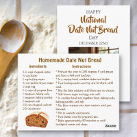 Glücklicher Datum Nussbrot-Tag | 22. Dezember