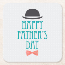 Glücklicher der Vatertags-Hut-u. der
