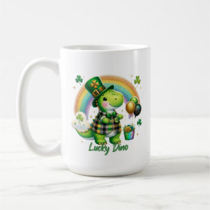 Glücklicher Dino Kaffeetasse