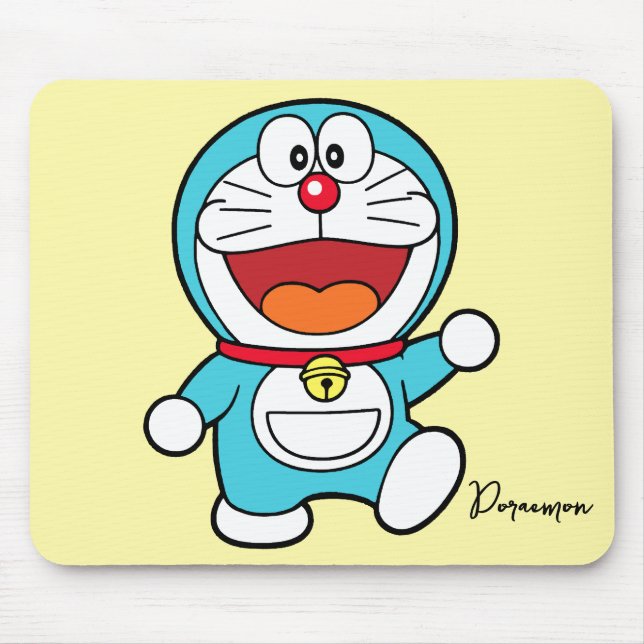Glücklicher Doraemon Mousepad (Vorne)