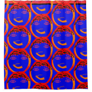 GLÜCKLICHER Duschvorhang! Duschvorhang