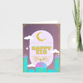 glücklicher Eid Dankeskarte