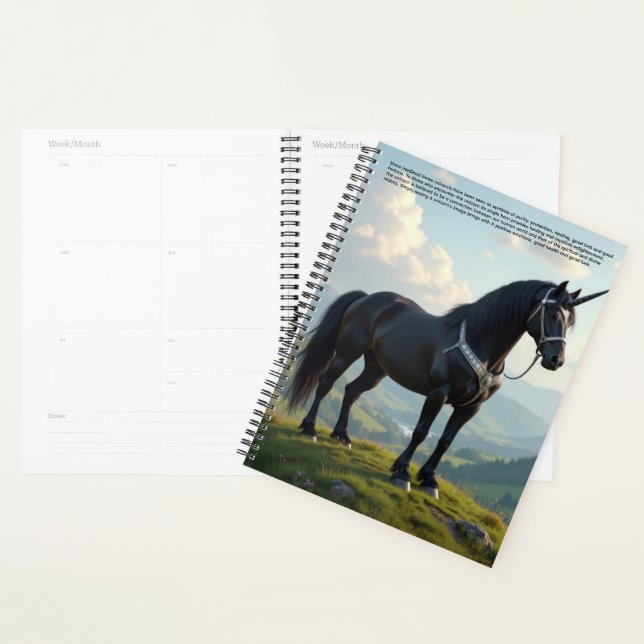 Glücklicher Einhorn-Kalender Planer (Anzeige)