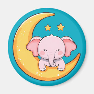 Glücklicher Elefant Magnet