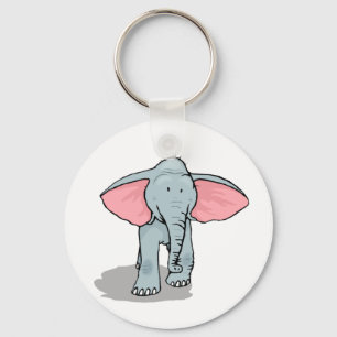 Glücklicher Elefant Schlüsselanhänger