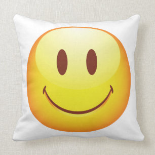Glücklicher Emoticon Kissen