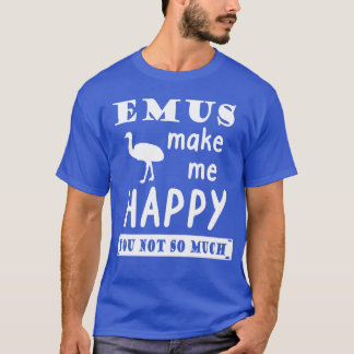 Glücklicher Emu Australien Liebhaber Tier Junge T-Shirt