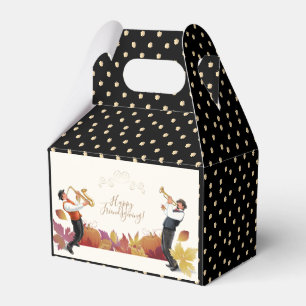 Glücklicher Erntedank! Friendsgiving JAZZ Retro Geschenkschachtel