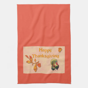 Glücklicher Erntedank Handtuch
