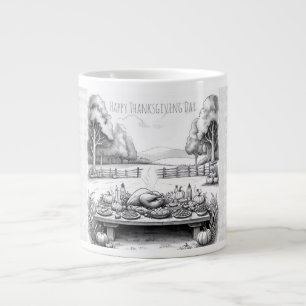 Glücklicher Erntedank-Tag-Spezialbecher Jumbo-Tasse