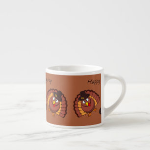 Glücklicher Erntedank themed Espressotasse
