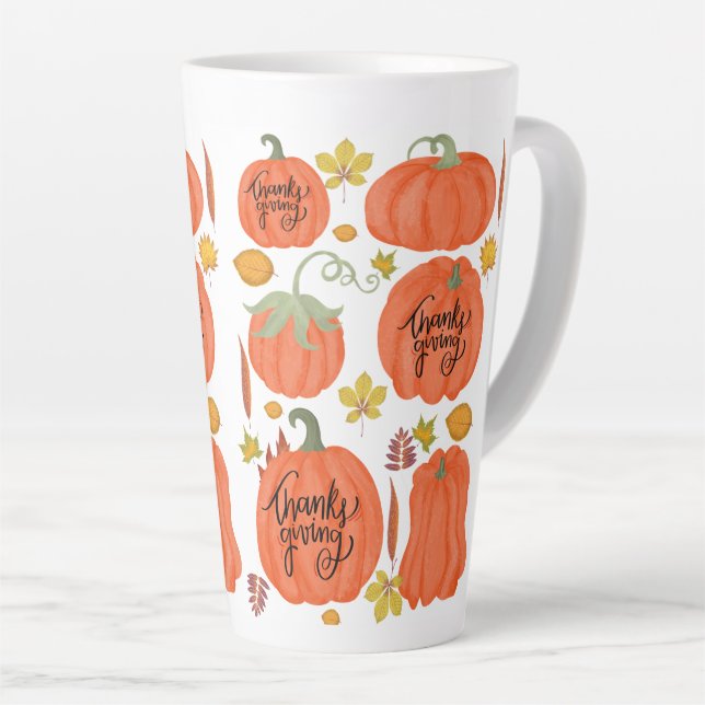 glücklicher Erntedankfall Milchtasse (Rechte Ecke)