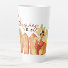 glücklicher Erntedankfall Milchtasse