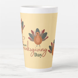 glücklicher Erntedankfall Milchtasse